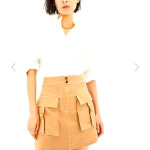 Veronica Beard Jennings Mixed Media Dress